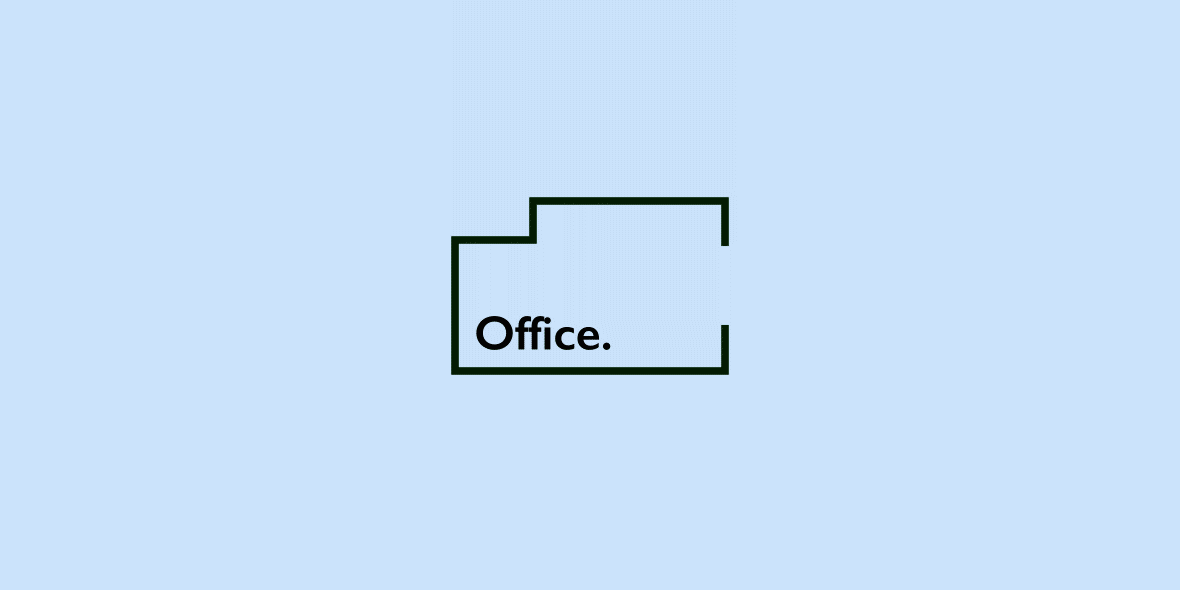 The Bulkk mark reading "Office." on pale blue